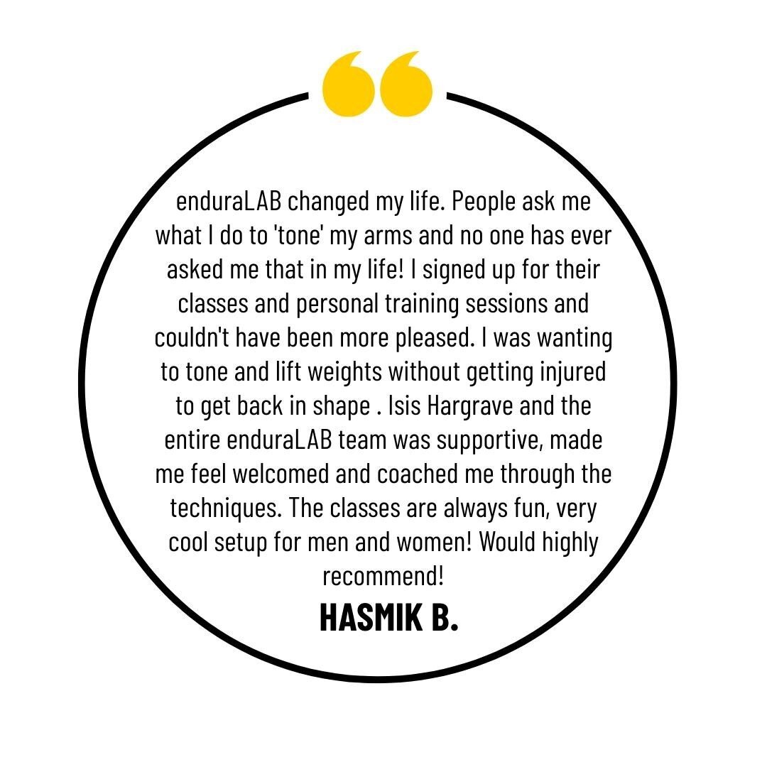 The LAB is the place to be! We are results driven and our members are the reason we do it   Thanks Hasmik for the kind words.⁠-⁠If you are looking for a community and gym family, enduraLAB is the place to be. We're here to help you achieve your fitness goals, whatever they may be!⁠-⁠Sign up for your free consultation using the link in bio.⁠-⁠#enduralab #eatsleependuralabrepeat #weareenduralab #testimonialtuesday #clientreviews #gymcommunity #gymfamily #fortworthfitness #fitness #fortworth #liftingfortworth